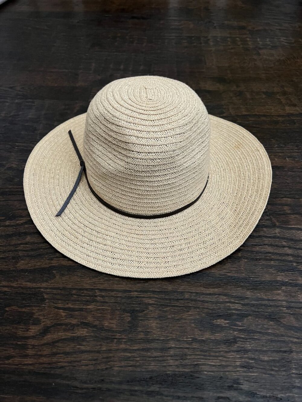 Wide Brim Straw Sun Hat